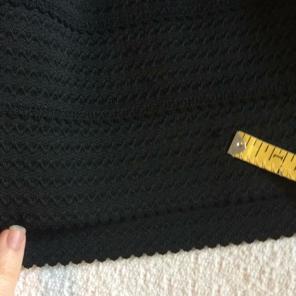 Express Strapless Stretchy Black Textured Dress XS - Picture 12 of 12